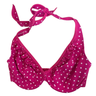 Bravissimo CLEO by Panache Betty Bikini Top Pink Spot (AA-69)