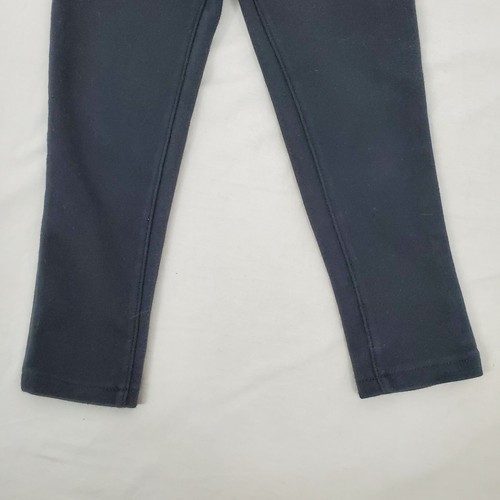 Children's Place Ponte Pants Leggings Black Gold Zippers Girls 4 - Picture 6 of 7
