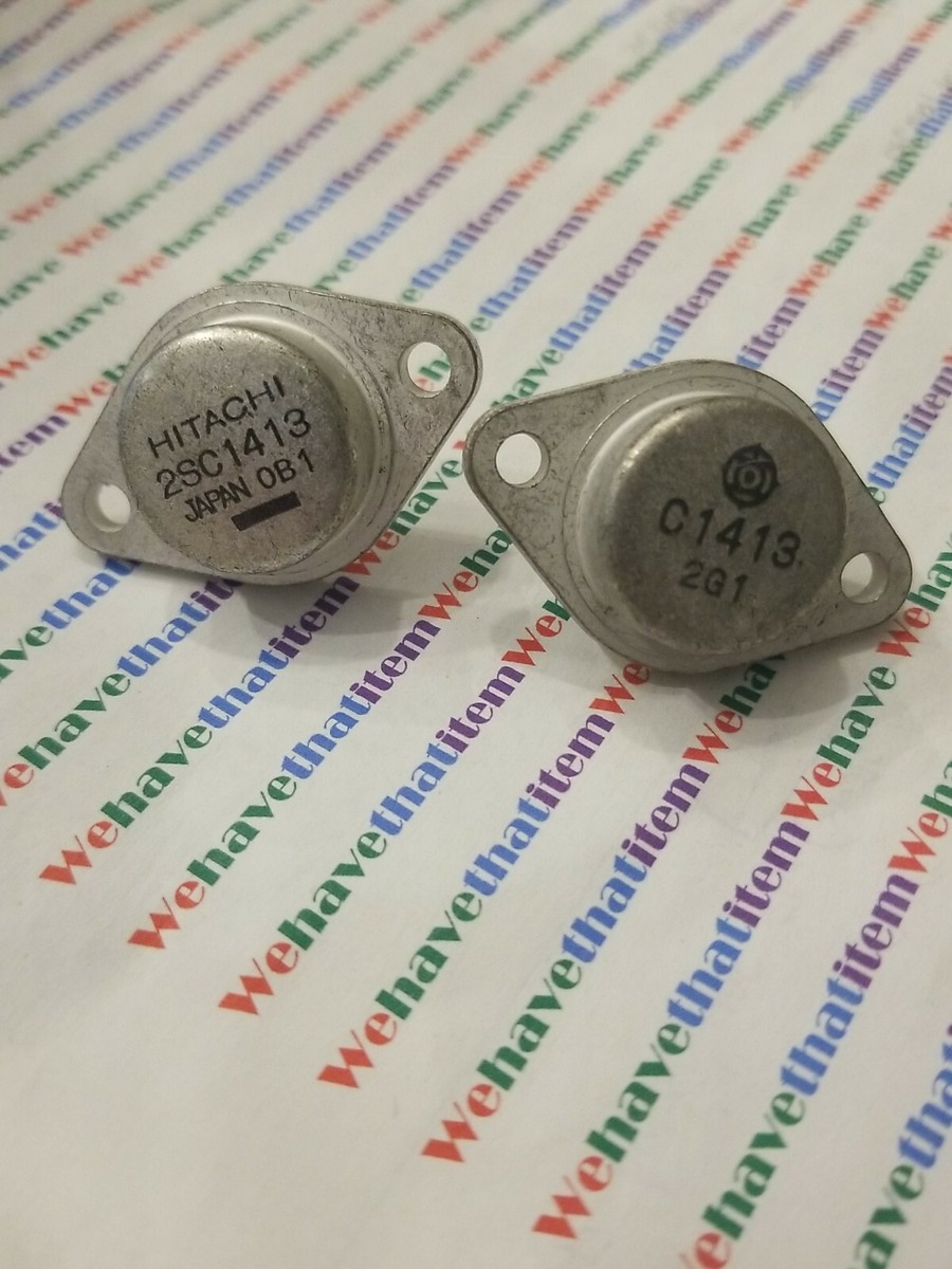2SC1413 / C1413 / TRANSISTOR / HITACHI / 2 PIECES (qzty) | eBay 2SC1413 / C1413 / TRANSISTOR / HITACHI / 2 PIECES (qzty) | eBay