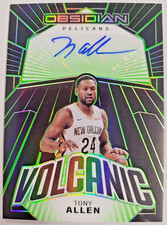 2022-23 Panini Obsidian Volcanic Signatures Etch Green #VS-APN Tony Allen /25