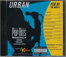 Stellar Records - POP HITS MONTHLY URBAN KARAOKE - URBAN FEB 03 - CDG NewSealed