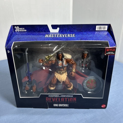 Masters Of The Universe Masterverse Revelation King Grayskull Deluxe Figure New