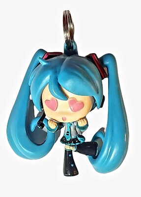 Hatsune Miku Keychain Keytag Bagtag Zipper Pull Purse Clip Blind