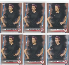 (6) 2020 2021 Megan Rapinoe Topps Olympics SILVER BRONZE Lot #33 - Soccer USWNT