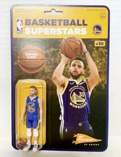 NEW Super7 NBA STEPHEN CURRY #30 (Golden State Warriors) Modern ReAction Figure