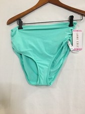 Anne Cole LE Ladies Convertible High Waist Shirred Swim Bottom XS,S,XXL Aqua