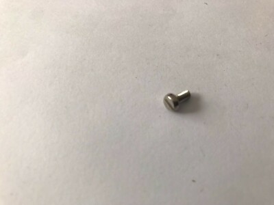 10 Stück Schlitzschraube Edelstahl M3x5 mm A2