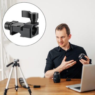 Quick Release Rail Clamp Camera Photography with 15mm Single Rod Holder