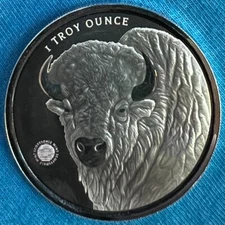 2024 BUFFALO GIRL 1 oz 9999 Silver Round Scottsdale in CAPSULE ✅ Buy More & Save