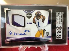 2021 Panini Limited Ja'Marr Chase Rookie Patch Auto /99 RPA SGC 10/8.5 
