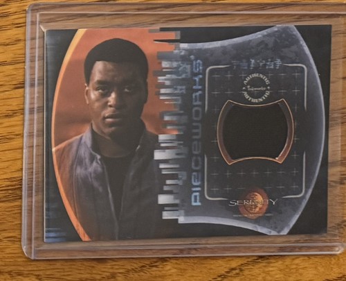 Serenity Operative Pieceworks Card Chiwetel Ejiofor PW8 shirt relic