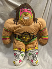 1990 WWF "ULTIMATE WARRIOR" TONKA WRESTLING BUDDIES Plush Pillow ORIG OWNER Nice
