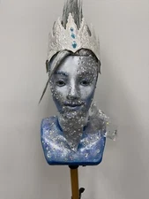 ooak doll Pivot Point Mannequin Head Cosmetology Repaint Vintage Human Hair