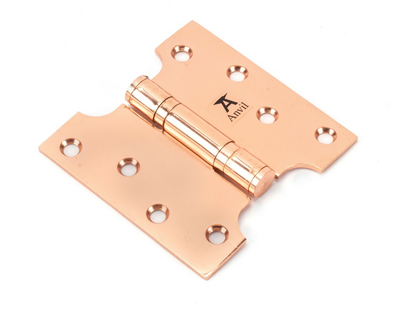 From The Anvil 46522 Polished Bronze 4"" x 2"" x 4""  Parliament Hinge (pair) ss