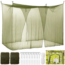2 Pcs Mosquito Net for Bed Patio Ultra Large Mosquito Net 4 Corner Canopy wit...