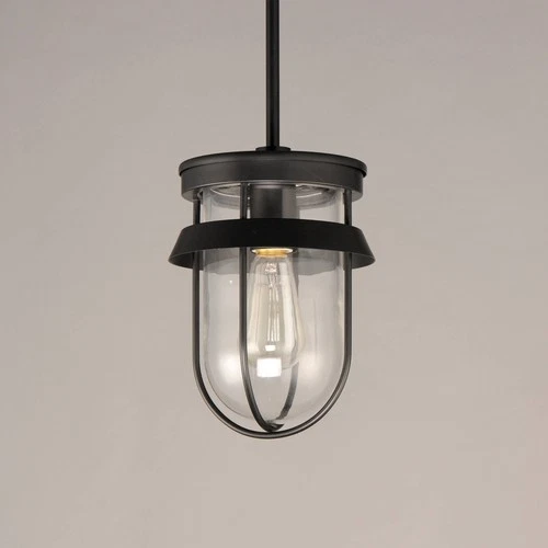 Maxim Breakwater 10" High Black Outdoor Hanging Light - Picture 1 of 5