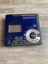 Kenwood DMC-K9R Player Portable MD RECORDER Blue Power supply confirmed