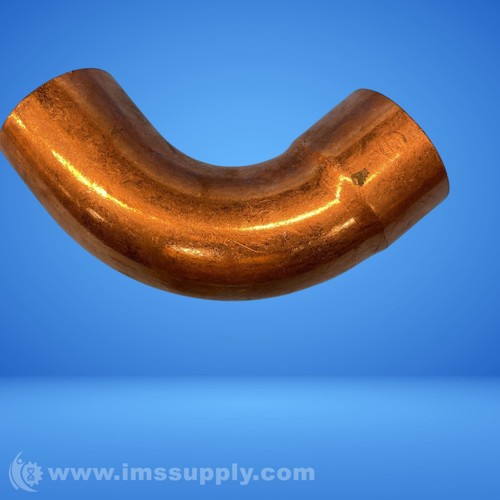Copper 90 Degree Pipe Elbow 9" x 3" x 6" FNIP