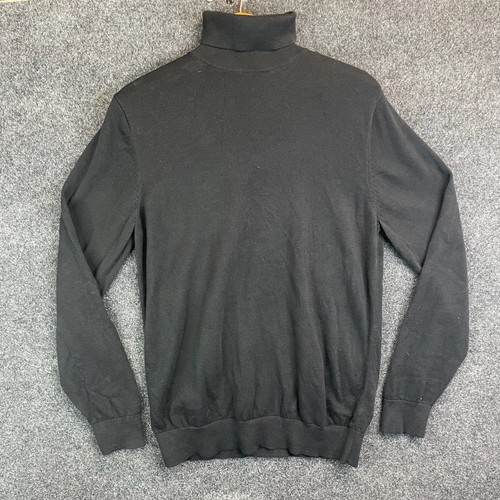 H&M, H&M Solid Basic Turtleneck Sweater Men's Medium Black