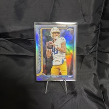 Topps Chrome 2025 Justin Herbert #158 Refractor Los Angeles Chargers