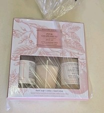 Williams Sonoma Pink Grapefruit Guest Set Candle, Hand Soap, Candle, Lotion,