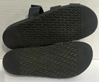 HERMES CHYPRE Black Leather/Rubber Slide Sandals Silver Buckle Shoes Bag Sz41/11 — photo 8