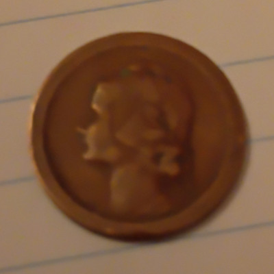Portugal Republica Portuguesa 10 Centavos 1921 Bronze Coin KM#570 BN