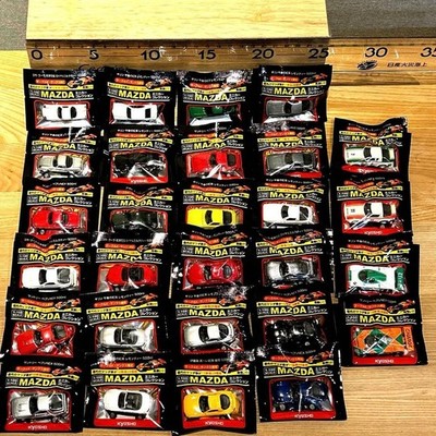 Kyosho 1/100 Mazda Diecast Car Collection Full Comp Set 28 Pcs Circle K Japan