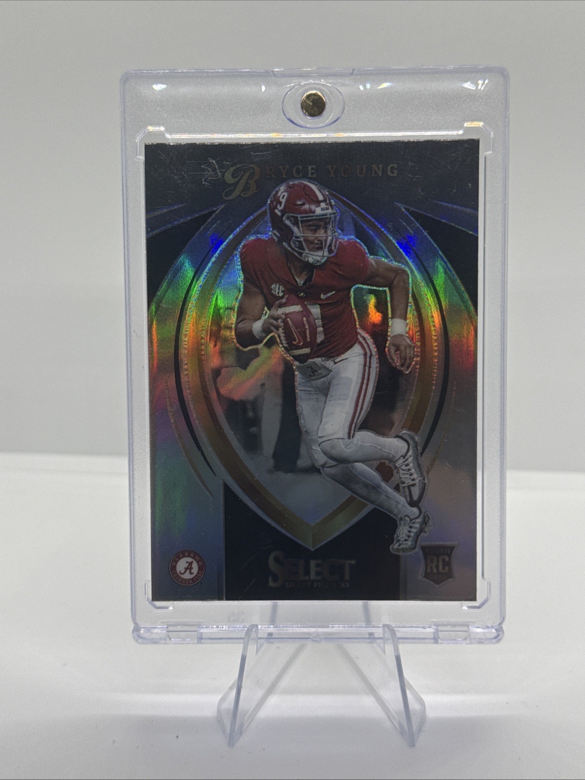 Bryce Young Certified Silver Prizm Rookie RC #SCR-BY 2023 Select Draft Picks