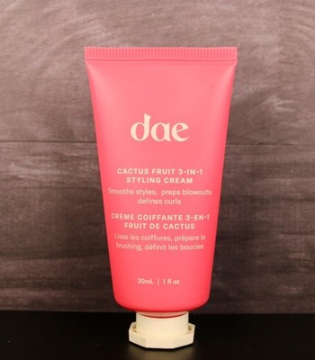 dae Cactus Fruit 3-in-1 Styling Cream 30mL 1 fl oz Smooths Preps Defines Curls
