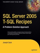 SQL Server 2005 T-SQL Recipes: A Problem-Solution Approach - paperback Sack,...