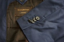 Ermenegildo Zegna CURRENT Courture Centoventimila Blue Sport Coat Jacket 44R