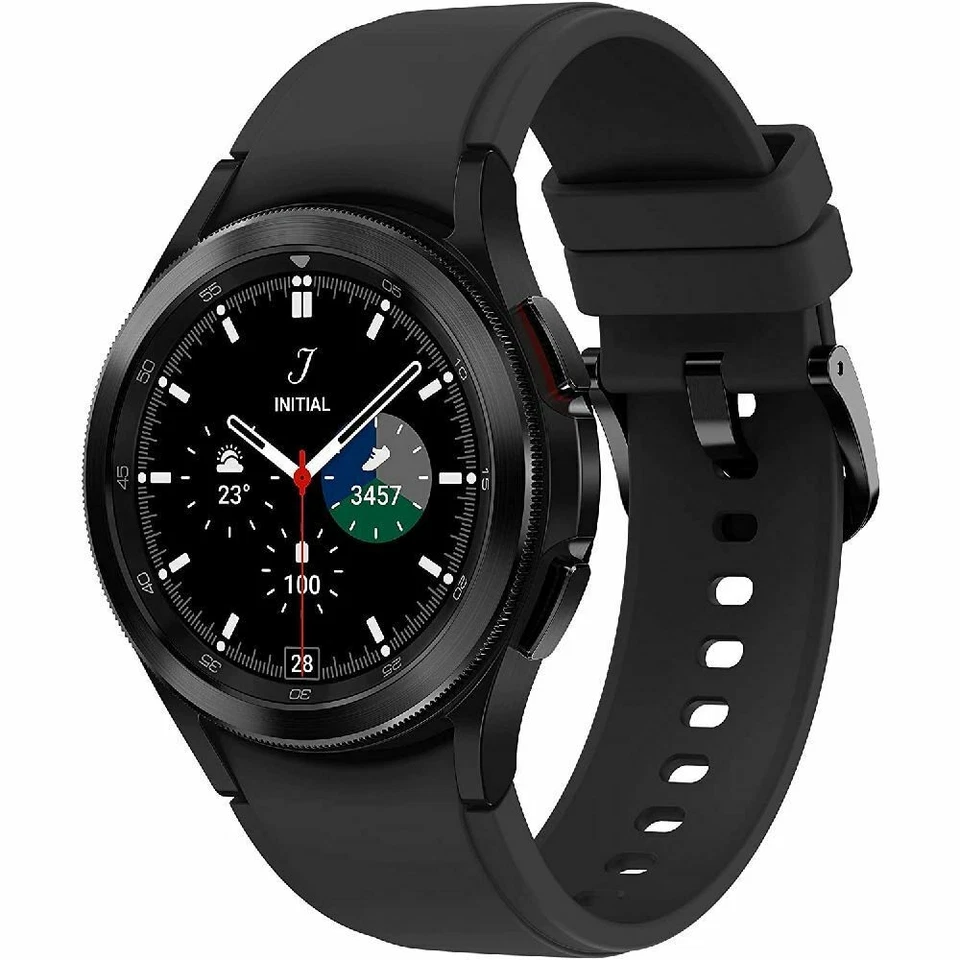 Samsung Galaxy Watch4 Classic WiFi 46 mm (SM-R890F) Schwarz Fitnessuhr Smartwatc