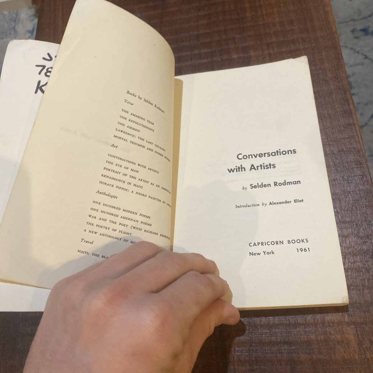 洋書 conversations with artists Selden Rodman Conversations with Artists - Selden Rodman - Google Books