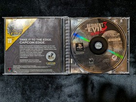 Resident Evil 3 Nemesis PS1 (Playstation 1, 1998) Black Label CIB - Tested