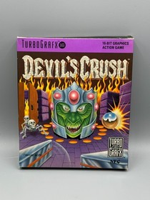 Devil's Crush Turbografx-16 TG-16 CIB Complete Authentic Working