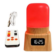 Red Night Light For Sleep Aid Dimmable 670nm Timer For Better Sleep Baby Night