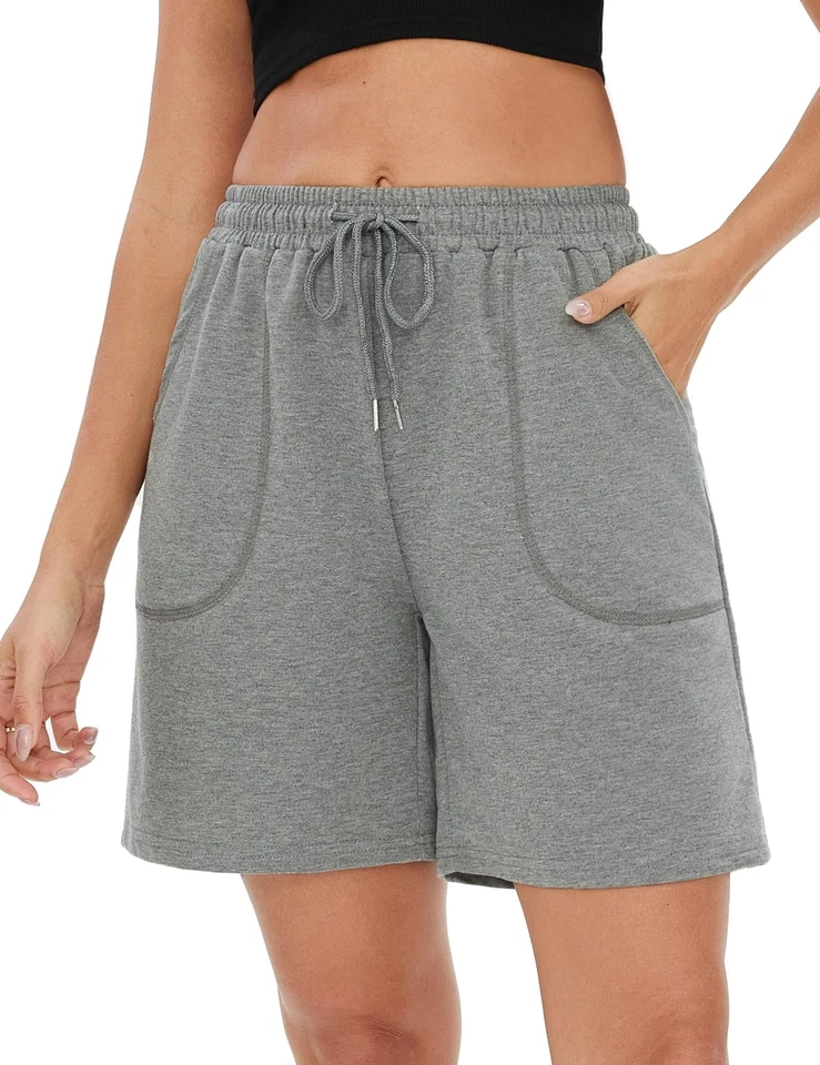 Shorts et Bermudas Femme Vetement Sport Femme Ete Fluide Taille Haute Pantalon - Photo 1/4