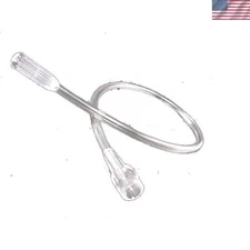 15" Crush Resistant Humidifier Connector Tubing for Safe O2 Supply - 5 Pack