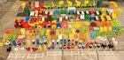 Vintage Huge Lot 162  Fisher Price Little People Figures Accs Assorted Preowened