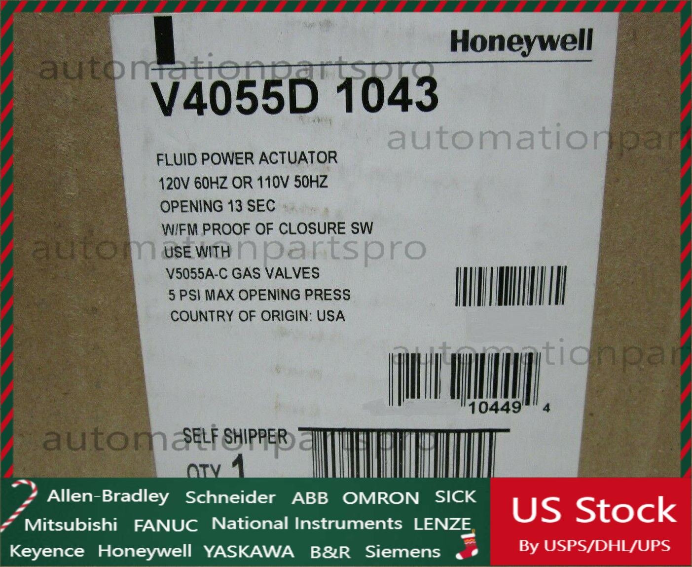 HONEYWELL V4055D1043 ACTUATOR V4055D-1043