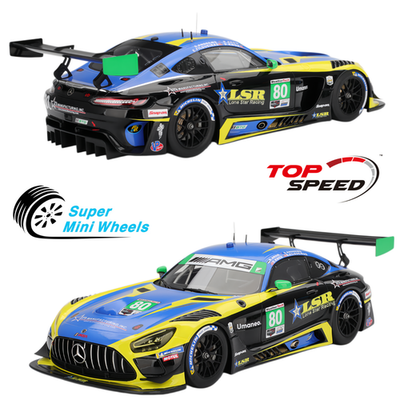 Top Speed 1:18 Mercedes-AMG GT3 EVO #80 Lone Star Racing 2025 IMSA