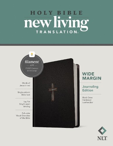 NLT Wide Margin Bible, Filament-Enabled Edition (Hardcover Le... - 9781496459015