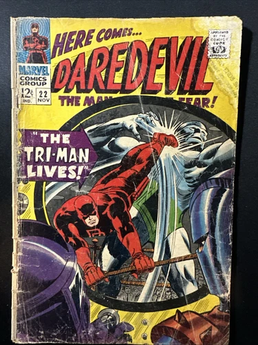 Daredevil #22 1966 Marvel Comics Vintage Old Silver Age 1st Print Fair
