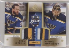 2020 SP Game Used 14/25 Ryan O'Reilly Jordan Binnington #ASD-OB Dual Patch 1qa6