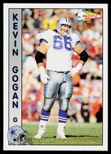 Kevin Gogan, 1992 Pacific, #389, Dallas Cowboys,