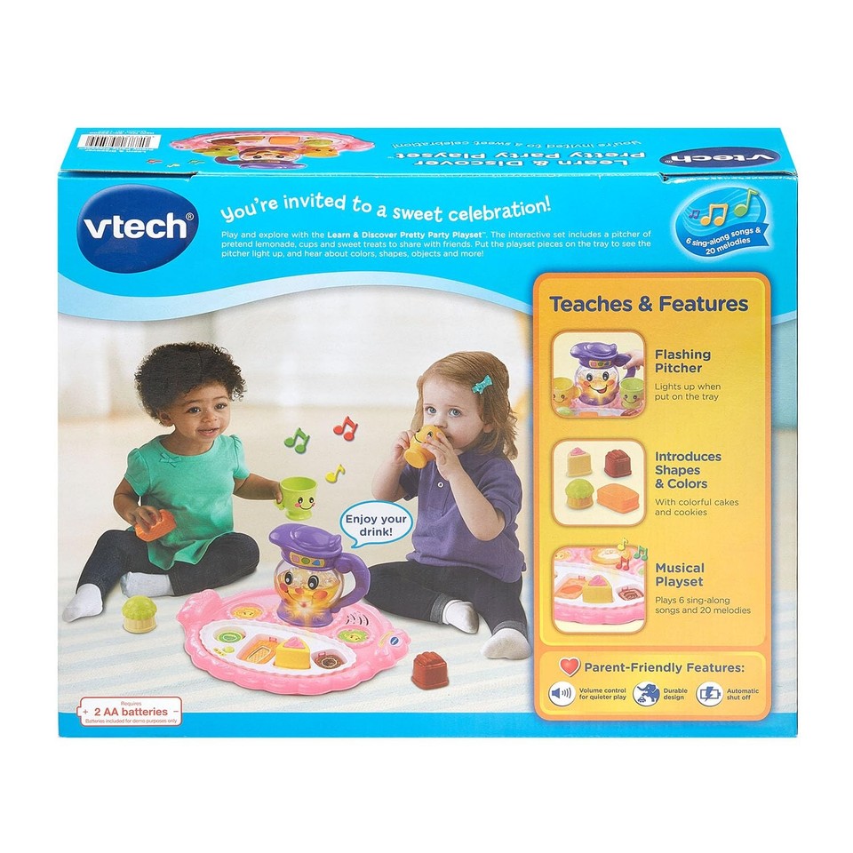 VTech 80-158500 Learn & Discover Pretty Party Playset - Educational Toy ...