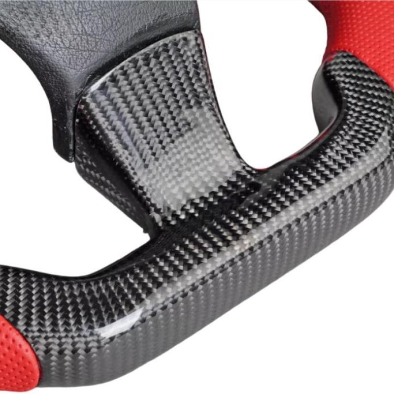 For Maserati GranTurismo GT 2008-2018 2019 Real Carbon Fiber LED Steering Wheel