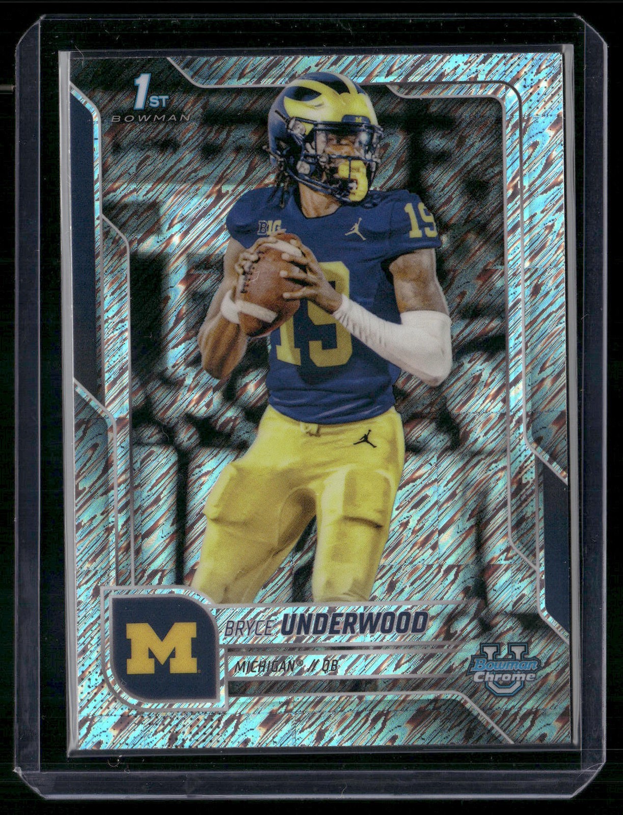 2025 Bowman University Chrome #196 Bryce Underwood Shimmer Refractor