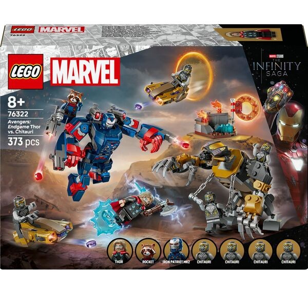 Lego Marvel Super Heroes Avengers: Endgame Thor Vs. Chitauri 76322-image
